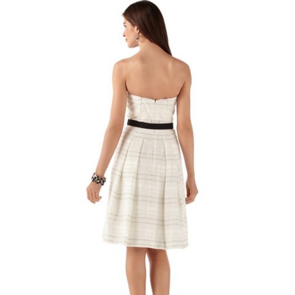 NEUTRAL FIT & FLARE STRAPLESS DRESS - Picture 2 of 4